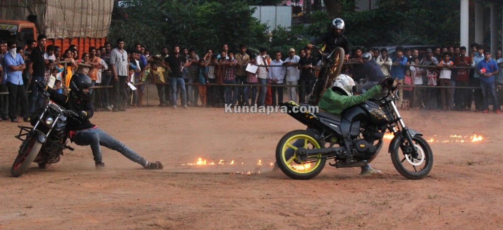 TAPMI Brandscan-2015 at Kundapur. Bike Stunt at Kundapur (29)