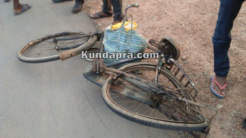 Bus Cycle Accident at Kumbashi Kundapura taluk (2)