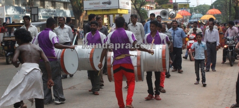 Rojotsava award winner Govinda Sherugar honored at Kala mandira Kundapura (12)