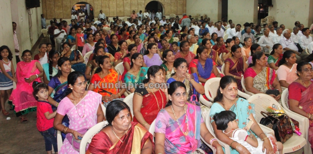 Rojotsava award winner Govinda Sherugar honored at Kala mandira Kundapura (4)