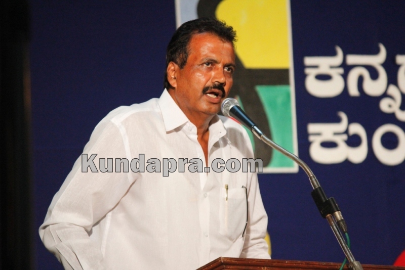 Rojotsava award winner Govinda Sherugar honored at Kala mandira Kundapura (9)