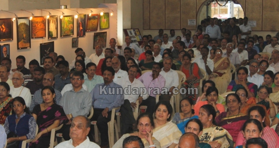 Srujana - Dr Subhodkumar Malli's Art exhibition at Kundapura kala mandira- Dr H.S. Malli (6)