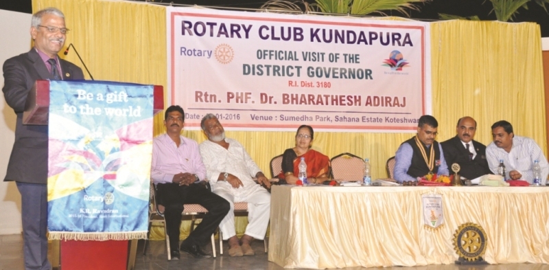 news Rotary Govrnr Visit kundapura