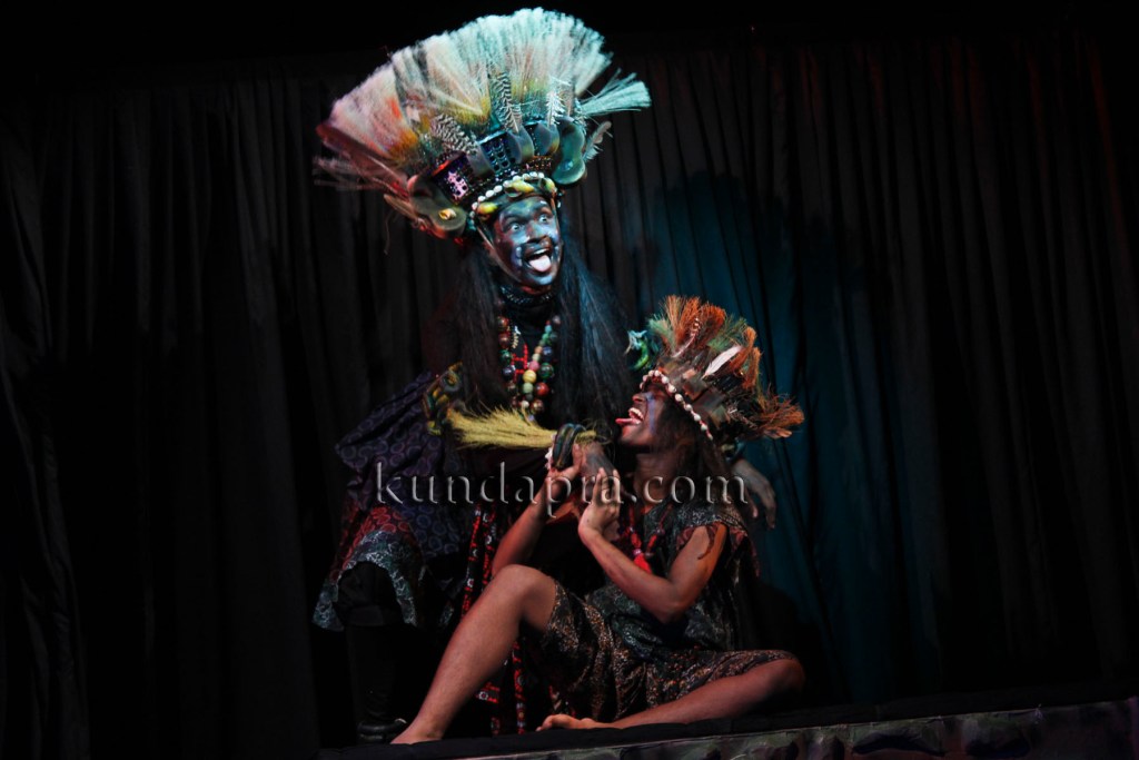 Alvas sudents acted Dha Dhoom Suntaragali Play - Directed by Jeevanram Sulia, Script by Vaidehi (4)