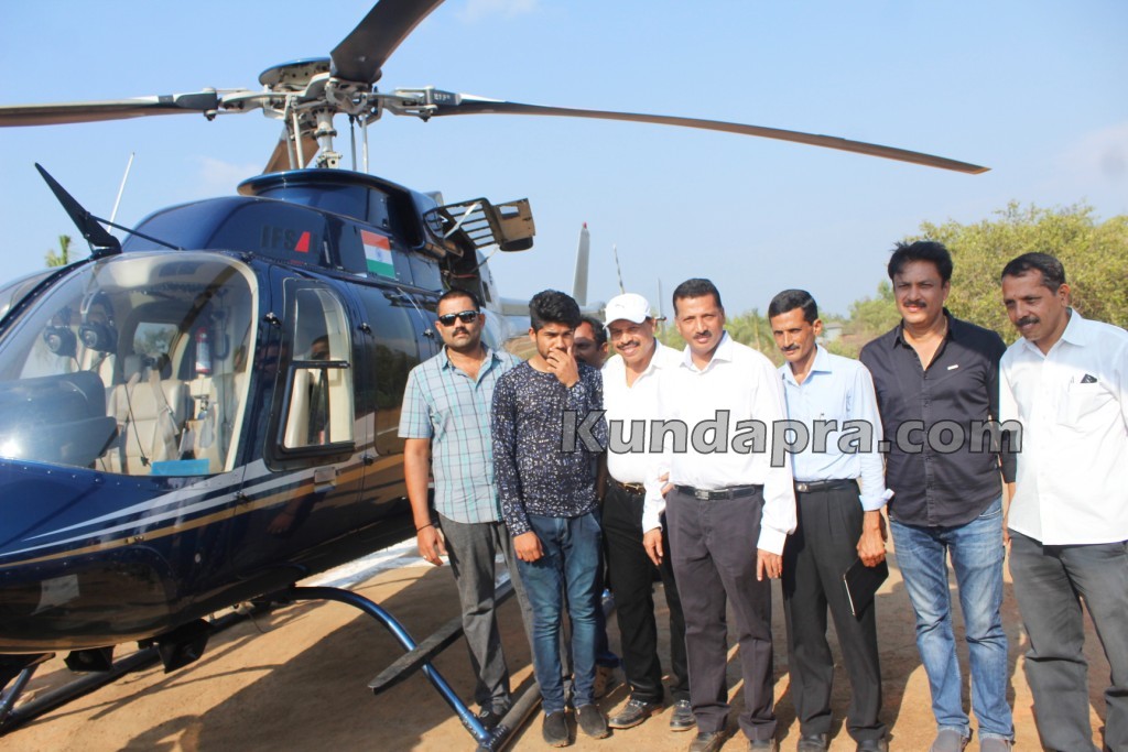 Heli Tourism started first time in Kundapura - Koteshwara uva meridian (2)