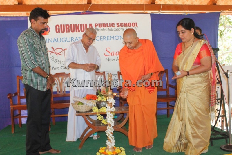 Gurukula Public School Vakwady Saadrushya art Gallery inaugurated and Swami Vivekananda Statue inaugurated (16)