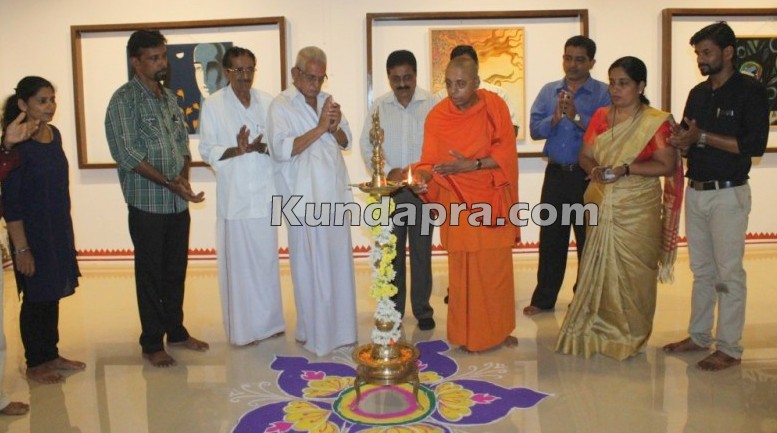 Gurukula Public School Vakwady Saadrushya art Gallery inaugurated and Swami Vivekananda Statue inaugurated (4)