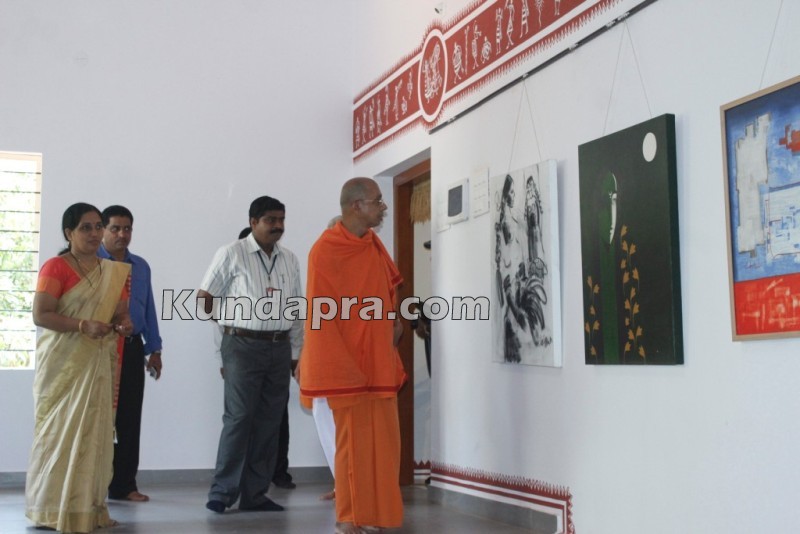 Gurukula Public School Vakwady Saadrushya art Gallery inaugurated and Swami Vivekananda Statue inaugurated (6)