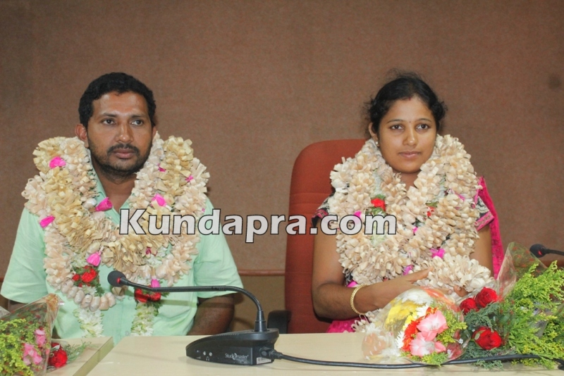 Kundapua Taluk Panchayath - Jayashree mogaveera and praveen kumar kadke elected as president and vice president (9)