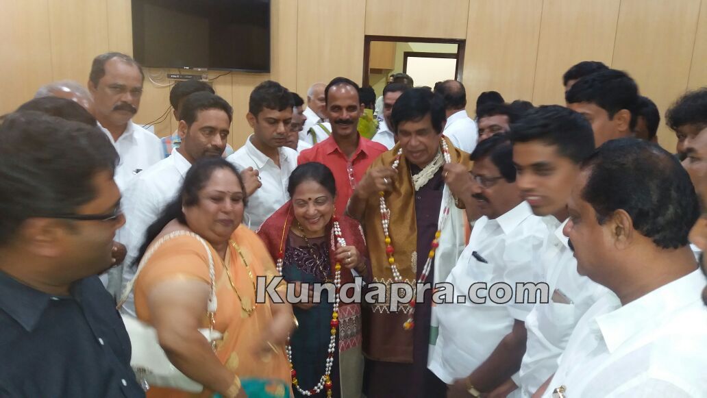 Oskar Fernandies 4th time elected to Rajyasabha. raju poojary wished (2)