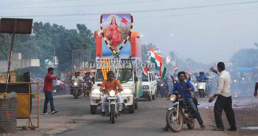 Tiranga Yatre - Bike Rally in Kundapura (1)