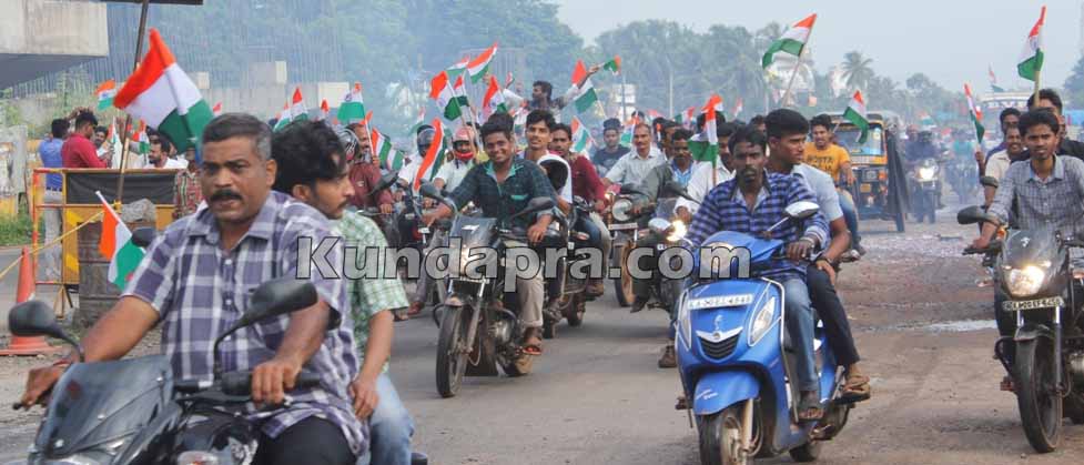 Tiranga Yatre - Bike Rally in Kundapura (5)