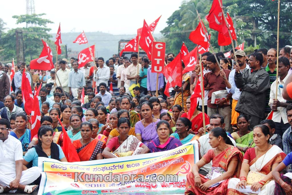 Bharat Band in Kundapura and Byndoor - Good Response (12)