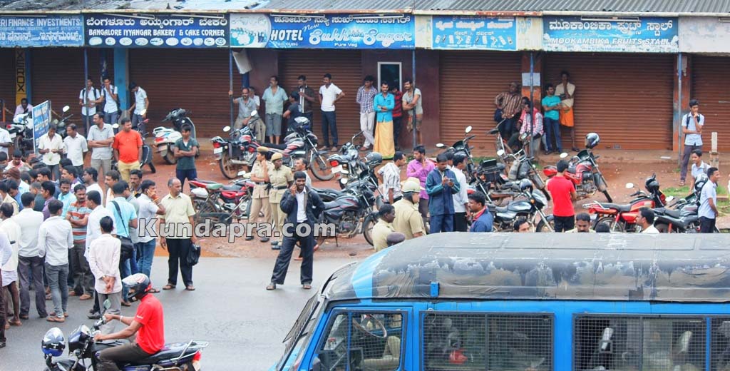 Bharat Band in Kundapura and Byndoor - Good Response (14)