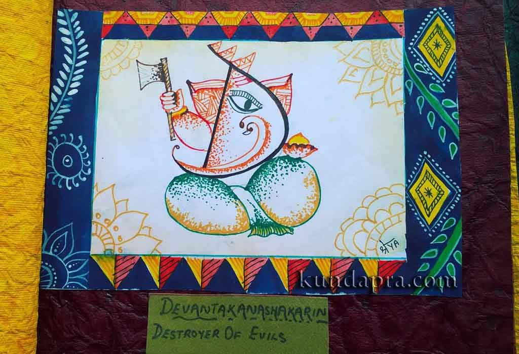 Shreyas Ganapathi Art - Devanatakanashakarina