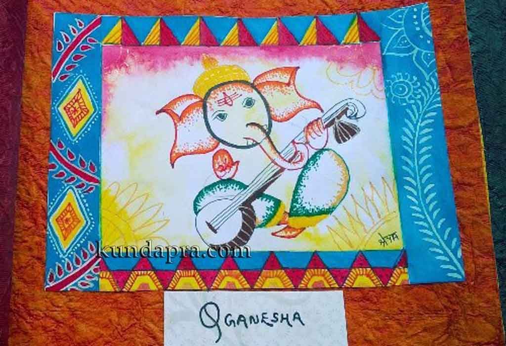 Shreyas Ganapathi Art - Q Ganesha