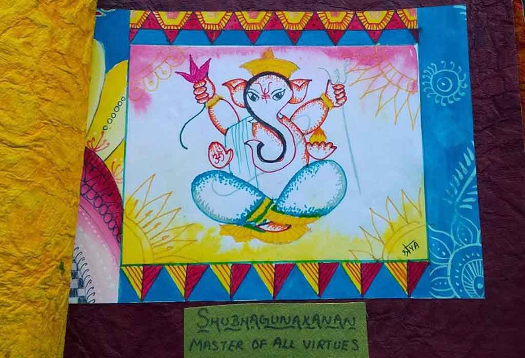 Shreyas Ganapathi Art - Shubha gunakanana