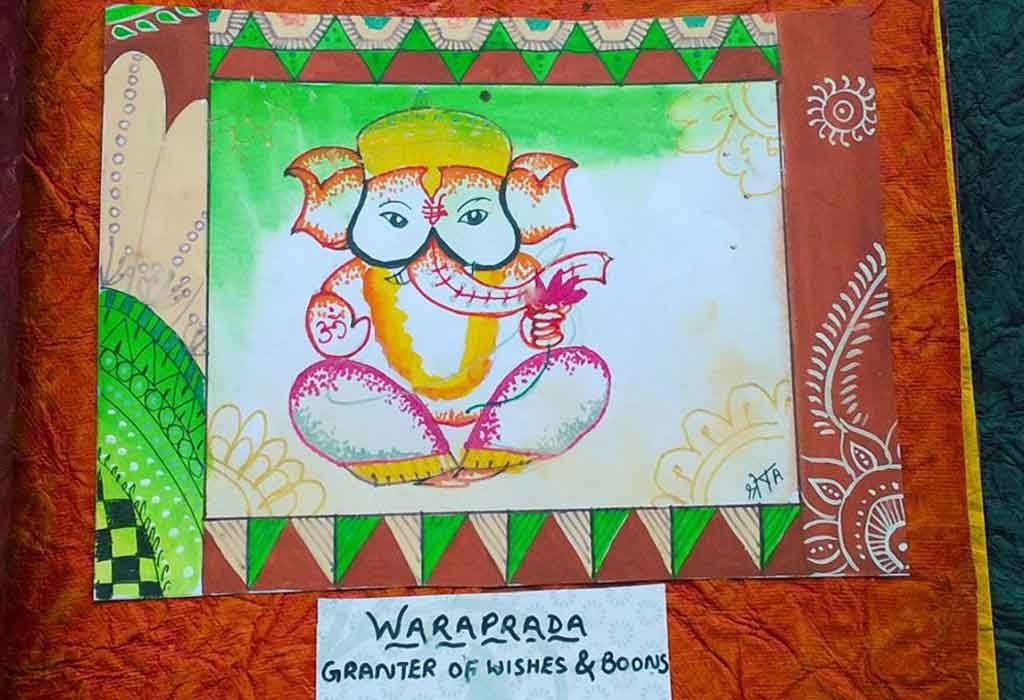 Shreyas Ganapathi Art - waraprada
