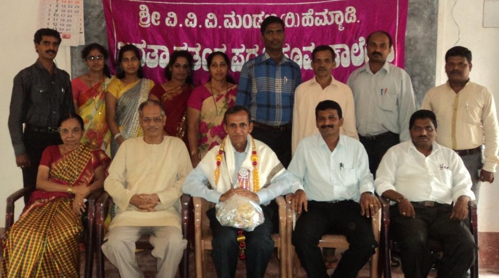 ನಿವೃತ್ತ ಪ್ರಾಂಶುಪಾಲ ಸಿ.ಎಸ್. ಮಧ್ಯಸ್ಥ ಅವರಿಗೆ ಸನ್ಮಾನ