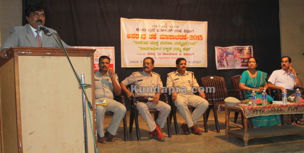 ಅಪರಾಧ ತಡೆ ಜಾಗೃತಿ ಶಾಲಾ ಪಠ್ಯಗಳಲ್ಲೂ ಅಳವಡಿಸಿಕೊಳ್ಳಬೇಕಿದೆ: ರಾಜಶೇಖರ ವಿ. ಪಾಟೀಲ್