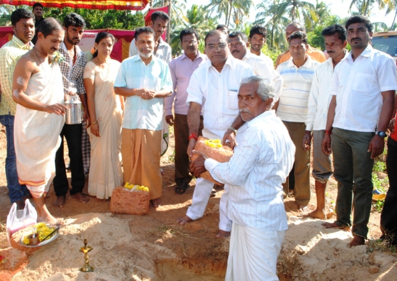 ಹಿಂದೂ ರುದ್ರಭೂಮಿಗೆ ಶಿಲಾನ್ಯಾಸ