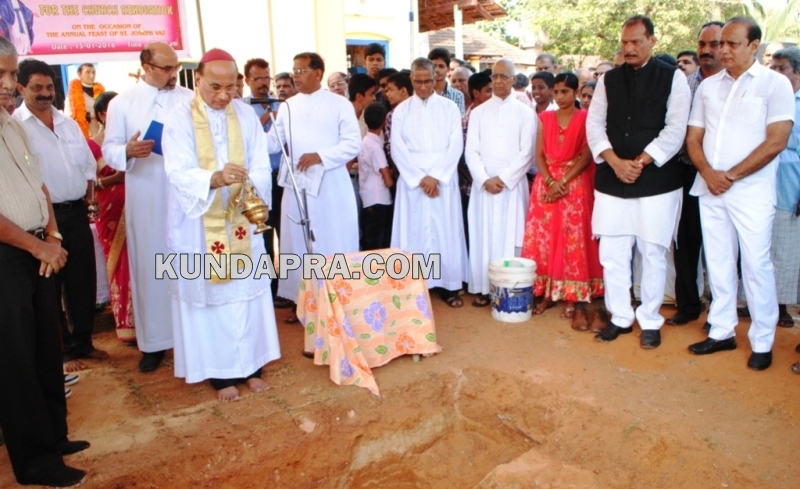 ಇಮಾಕ್ಯುಲೇಟ್ ಕನ್ಸೆಪ್ಸನ್ ಚರ್ಚ್: ಪುನರ್ ನಿರ್ಮಾಣಕ್ಕೆ ಶಿಲಾನ್ಯಾಸ