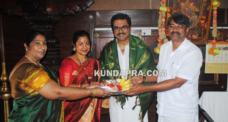 ಕೊಲ್ಲೂರು ದೇವಳಕ್ಕೆ ಖ್ಯಾತ ಚಿತ್ರ ನಟ ಶರತ್ ಕುಮಾರ್ ಭೇಟಿ