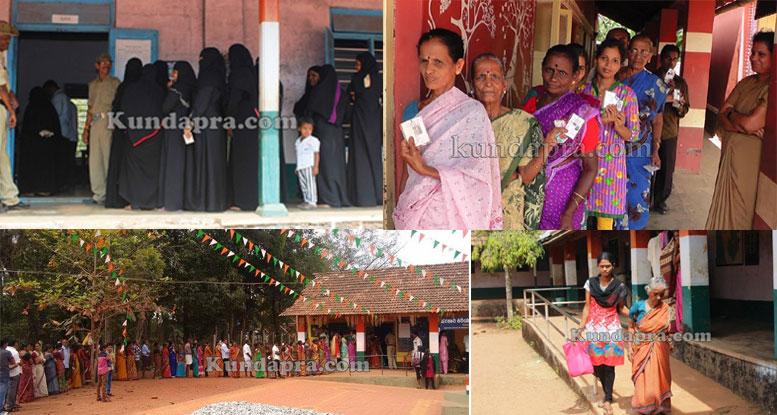 ಕುಂದಾಪುರ ತಾಲೂಕಿನಲ್ಲಿ ಮತದಾನ: ಕೆಲವೆಡೆ ಸಂಘರ್ಷ. ಹಲವೆಡೆ ನಿರಾತಂಕ