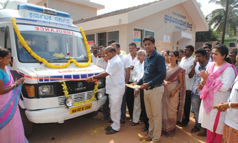 ಗಂಗೊಳ್ಳಿಯಲ್ಲಿ 108 ಅಂಬುಲೆನ್ಸ್ ಲೋಕಾರ್ಪಣೆ