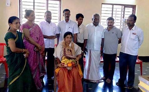 ಕಾವ್ರಾಡಿ ಜಿಪಂ ಸದಸ್ಯೆ ಜ್ಯೋತಿ ಅವರಿಗೆ ಹುಟ್ಟೂರ ಸನ್ಮಾನ