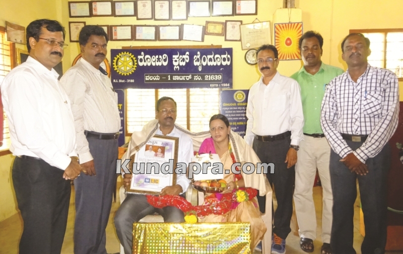 ಬೈಂದೂರು : ಜೀವವಿಮಾ ಪ್ರತಿನಿಧಿ ಬಳಗದಿಂದ ಕೆ. ಕರುಣಾಕರ ಶೆಟ್ಟಿಯವರಿಗೆ ಸನ್ಮಾನ