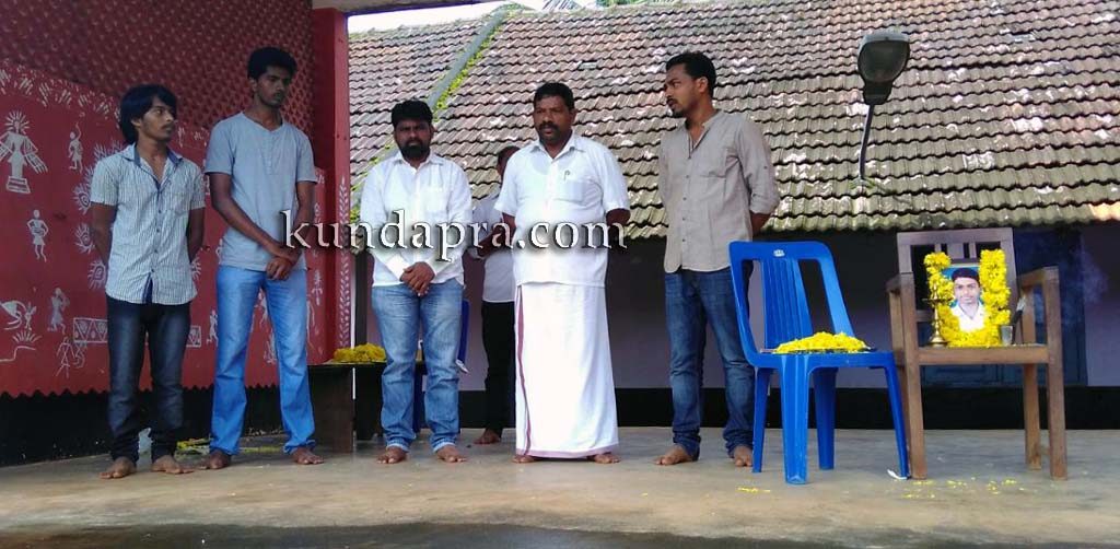 ಬಸ್ ಅಪಘಾತದಲ್ಲಿ ಮೃತಪಟ್ಟ ವಿದ್ಯಾರ್ಥಿ ರಾಘವೇಂದ್ರ ಶೆಟ್ಟಿಗೆ ಸಂತಾಪ ಸೂಚಕ ಸಭೆ