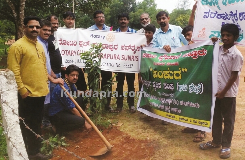 ರೋಟರಿ ಕ್ಲಬ್ ಕುಂದಾಪುರ ಸನ್ರೈಸ್ : ವನಮಹೋತ್ಸವ