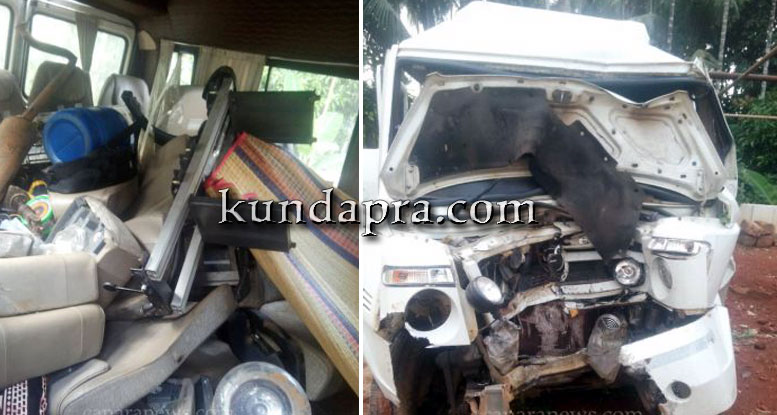 ಕುಂದಾಪುರಕ್ಕೆ ಹಿಂದಿರುಗುತ್ತಿದ್ದ ವೆಲಂಕಣಿ ಯಾತ್ರಿಕರಿಗೆ ಅಪಘಾತ