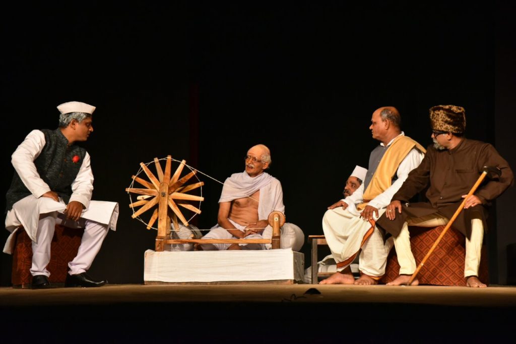 ರಾಜ್ಯ ಮಟ್ಟದ ನಾಟಕ ಸ್ವರ್ಧೆ: ಲಾವಣ್ಯ ಬೈಂದೂರು ಪ್ರಸ್ತುತಿಯ ‘ಗಾಂಧಿಗೆ ಸಾವಿಲ್ಲ’ ತೃತೀಯ