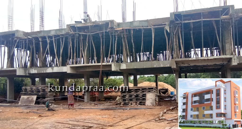 ಓಂ ಮಹಾವೀರ ಅಪಾರ್ಟ್ಮೆಂಟ್: ಭರದಿಂದ ಸಾಗುತ್ತಿದೆ ನಿರ್ಮಾಣ ಕಾಮಗಾರಿ