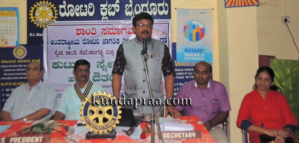 ಸಾಮರಸ್ಯದಿಂದ ಮಾಡುವ ಸಮಾಜ ಸೇವೆಯಲ್ಲಿ ಸಾರ್ಥಕತೆ: ಬಾಲಕೃಷ್ಣ ಮದ್ದೋಡಿ