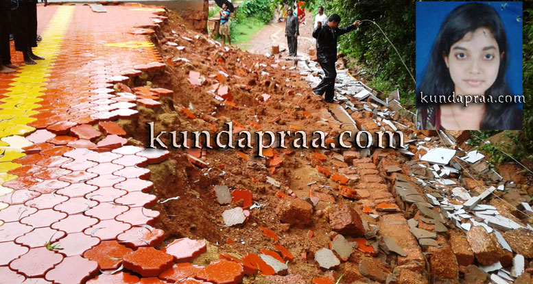 ದೈವಸ್ಥಾನದ ಆವರಣ ಗೋಡೆ ಕುಸಿದು ವಿದ್ಯಾರ್ಥಿನಿ ಸಾವು