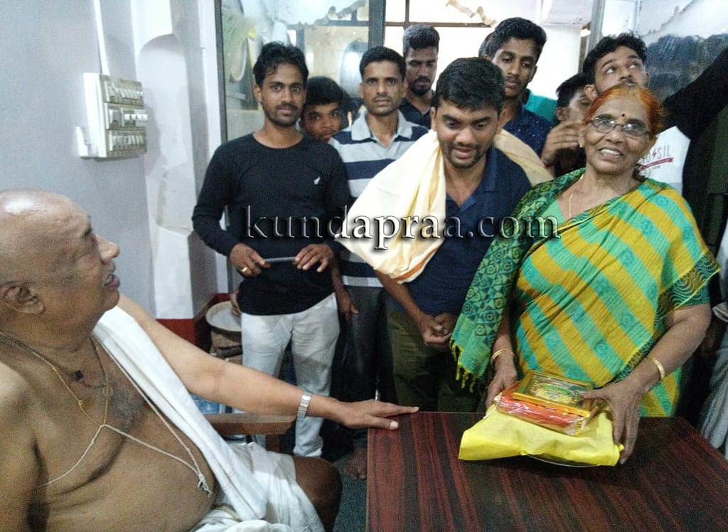 ಕಮಲಶಿಲೆ ದೇವಳಕ್ಕೆ ನಿವೇದನ್ ನೆಂಪೆ ಭೇಟಿ