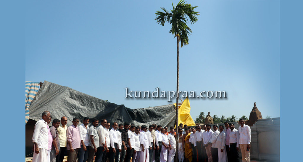 ಯಡ್ತರೆ ಶ್ರೀ ಕೋಟಿ ಚೆನ್ನಯ್ಯ ಪಂಜುರ್ಲಿ ಗರಡಿ: ಚಪ್ಪರ ಮುಹೂರ್ತ ಸಂಪನ್ನ