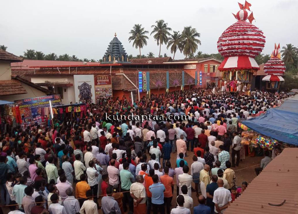 ಗಂಗೊಳ್ಳಿ ಮಲ್ಯರಮಠ: ಬ್ರಹ್ಮರಥೋತ್ಸವ ಸಂಪನ್ನ
