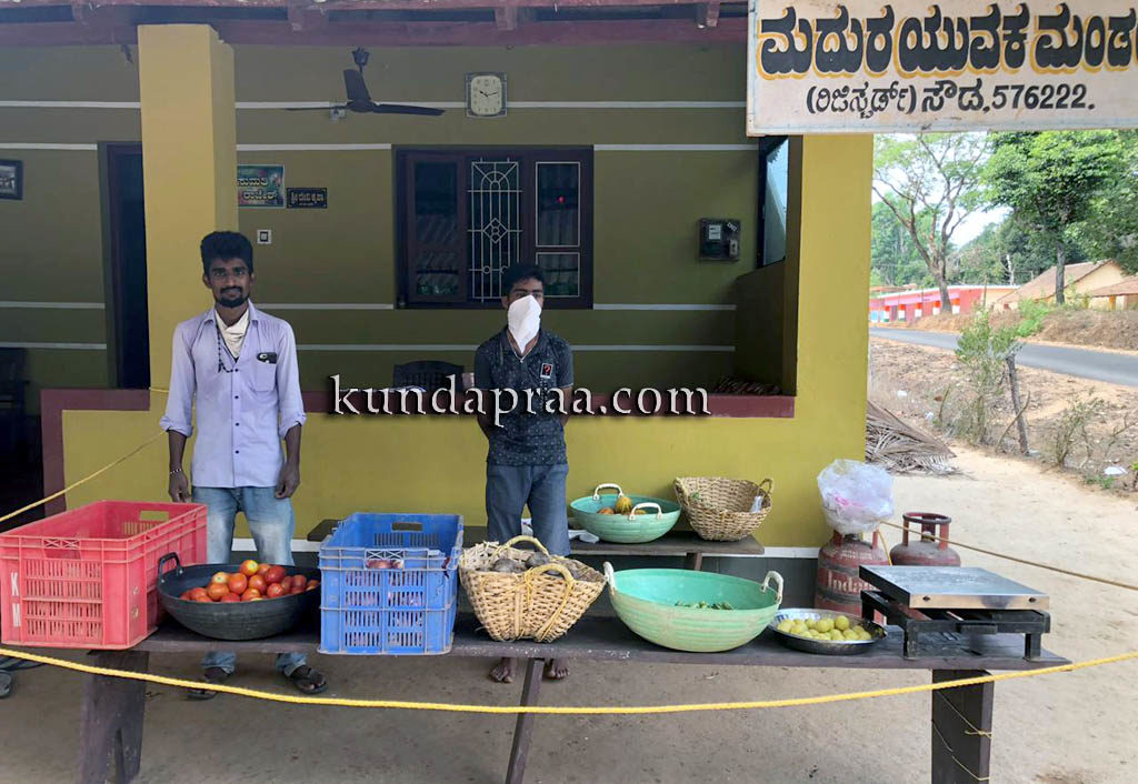 ಲಾಕ್ಡೌನ್: ಸೌಡ ಮಧುರ ಯುವಕ ಮಂಡಲದಿಂದ ವಿನೂತನ ಸೇವೆ