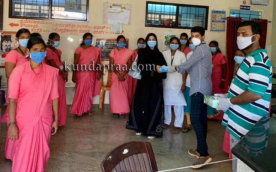 ಅಲ್ಪೈನ್ ಅಸೋಸಿಯೇಟ್ಸ್ನಿಂದ ಮಾಸ್ಕ್, ಪಿಪಿಟಿ ಕಿಟ್ ವಿತರಣೆ