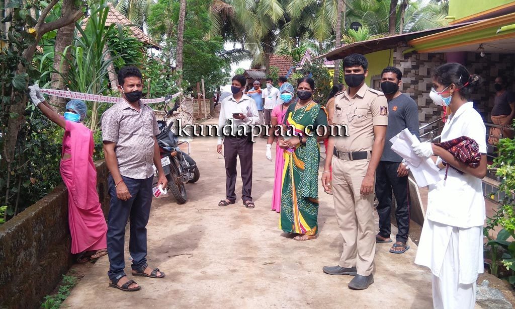 ಗಂಗೊಳ್ಳಿ ಗ್ರಾಮದ ವೆಂಕಿಮನೆ ಪ್ರದೇಶ ಸೀಲ್ಡೌನ್