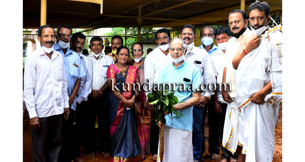 ಮರವಂತೆ-ಬಡಾಕೆರೆ ಸೊಸೈಟಿ: ಮರವಂತೆ ಶಾಖಾ ಕಟ್ಟಡಕ್ಕೆ ಶಿಲಾನ್ಯಾಸ