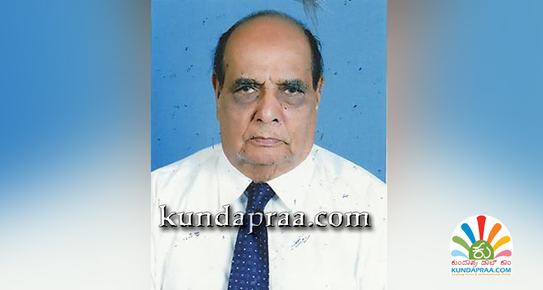 ನಿವೃತ್ತ ಐಎಫ್ಎಸ್ ಅಧಿಕಾರಿ ಬಿ. ಜಗನ್ನಾಥ ಶೆಟ್ಟಿ ನಿಧನ