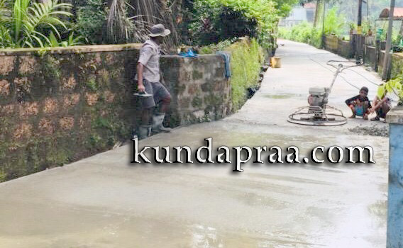ಗಂಗೊಳ್ಳಿ: ಗುಡ್ಡೆಕೇರಿ ರಸ್ತೆಯ ಕಾಂಕ್ರೀಟಿಕರಣ ಕಾಮಗಾರಿ ಪ್ರಾರಂಭ