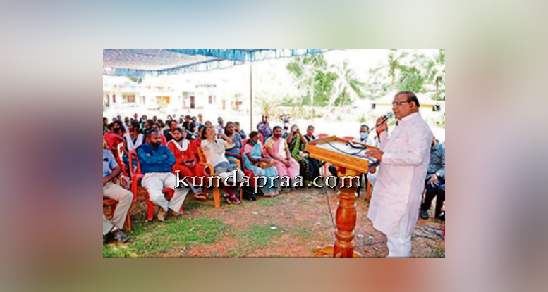 ವಂಡ್ಸೆ ಮಹಿಳೆಯರ ಸ್ವಾವಲಂಬನಾ ಹೋಲಿಗೆ ಕೇಂದ್ರ ಮುಚ್ಚಿದ್ದು ಖಂಡನೀಯ: ಮಾಜಿ ಶಾಸಕ ಕೆ. ಗೋಪಾಲ ಪೂಜಾರಿ