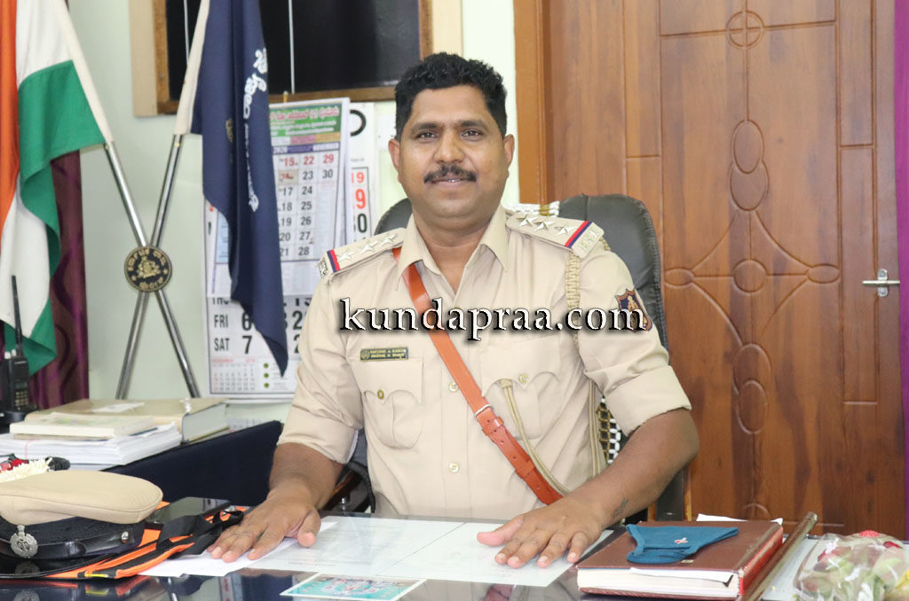 ಬೈಂದೂರು ಸರ್ಕಲ್ ಇನ್ಸ್ಪೆಕ್ಟರ್ ಆಗಿ ಸಂತೋಷ್ ಕಾಯ್ಕಿಣಿ ಅಧಿಕಾರ ಸ್ವೀಕಾರ