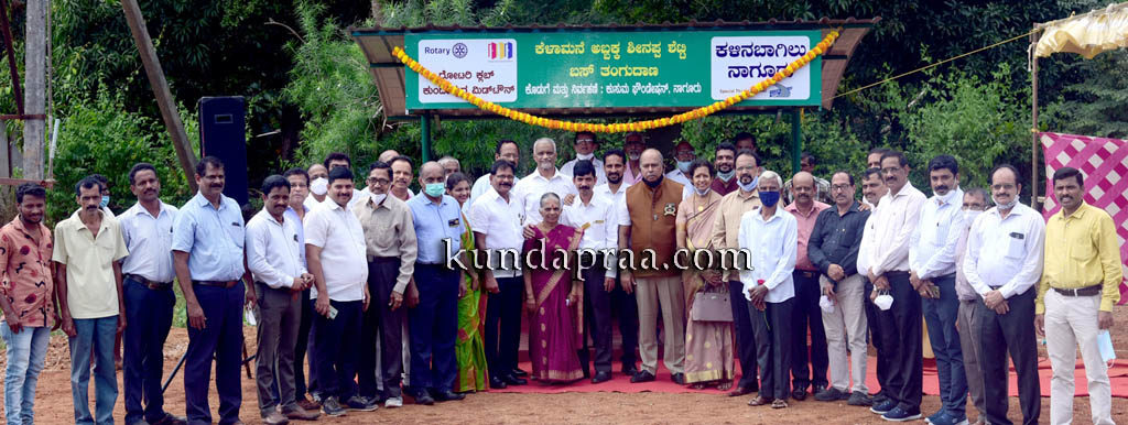 ನಾಗೂರಿನಲ್ಲಿ ಪ್ರಯಾಣಿಕರ ಬಸ್ಸು ತಂಗುದಾಣ ಉದ್ಘಾಟನೆ